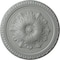 Ekena Millwork Richmond Ceiling Medallion (Fits Canopies up to 2 5/8"), 18"OD x 1 3/8"P, Primed White CM18RI - alternate 1
